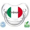 Tétine bébé avec le drapeau de l'Italie-Sucette personnalisée Pays