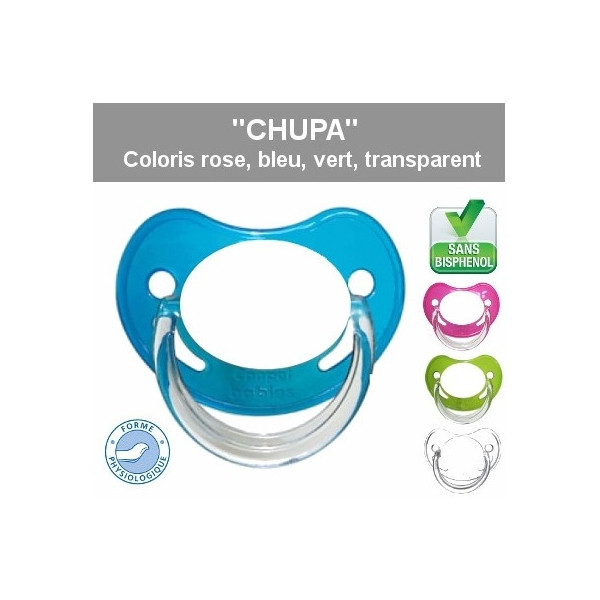 sucette personnalisée bébé avec un logo éléphant