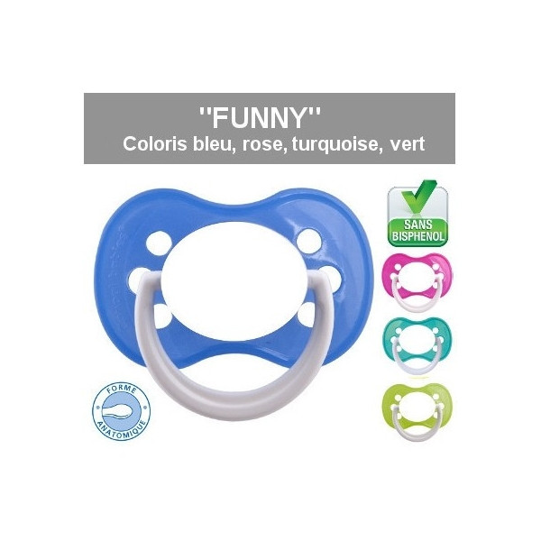 sucette personnalisée bébé avec un logo éléphant