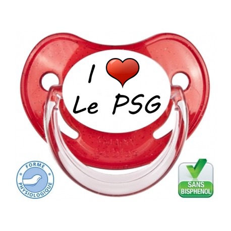 Tétine bébé I love le psg
