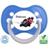 Tétine bébé avec une moto est prénom