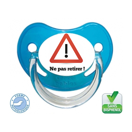 Tétine bébé ne pas retirer