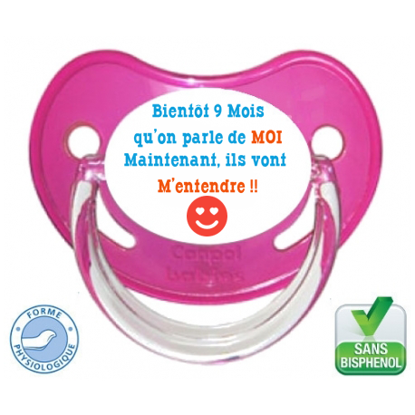 Sucette bébé bientot 9 mois