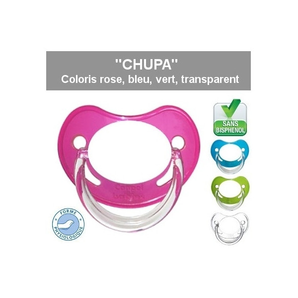 Tétine bébé avec un chevalier