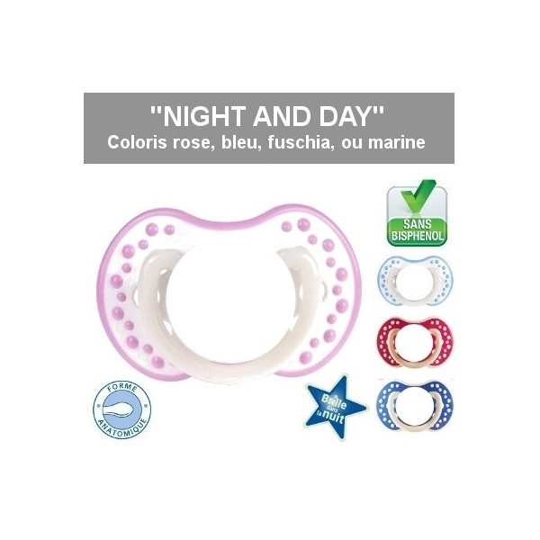 Tétine bébé avec un chevalier