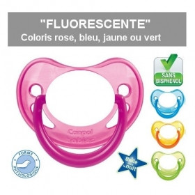 Sucette bébé  "je suis le bébé de l'amour " couleur