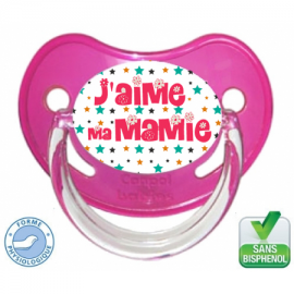 Tétine bébé j'aime ma mamie