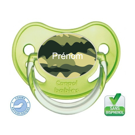 Sucette Bebe Fond Armee Camouflage