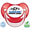 Tétine personnalisée club fc Barcelone