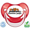 Tétine personnalisée i love basket comme papa