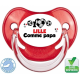 Tétine personnalisée club Lille