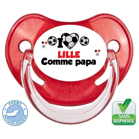 Tétine personnalisée club Lille