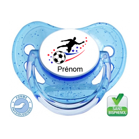 Tétine personnalisée foot effigie France