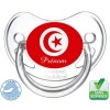 Tétine bébé drapeau Tunisie