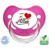 Tétine personnalisée i love allah