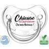 Tétine personnalisée chieuse et capricieuse mais heureuse!