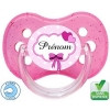 Tétine bébé fille coeur