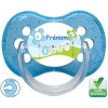 Tétine personnalisée baby fleurs bleu