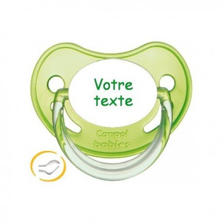 Tétine personnalisée Chupa verte