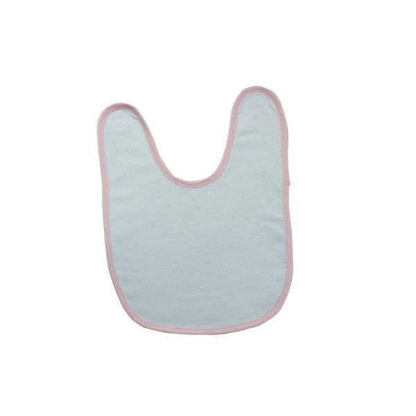 Bavoir personnalisé pieds bleu prénom