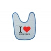 Bavoir personnalisé i love votre texte