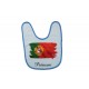 Bavoir personnalisé drapeau du Portugal et prénom