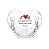 Tétine personnalisée i love Fc Barcelone comme..