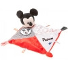 Doudou personnalisé Mickey rouge et prénom