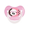 Tétine personnalisée pieds fond rose