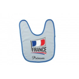 Bavoir personnalisé avec le drapeau Français