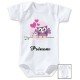 Body personnalisé avec deux hiboux et prénom
