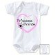 Body personnalisé princesse prénom 