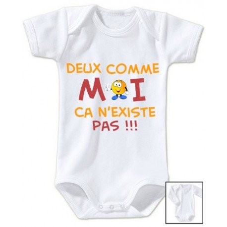 Body personnalisé deux comme moi