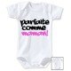 Body personnalisé parfaite comme maman