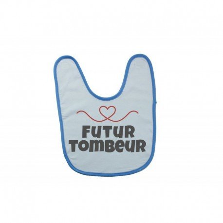 Bavoir personnalisé futur tombeur 