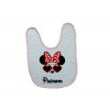 Bavoir personnalisé Minnie Lunette et prénom