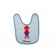 Bavoir personnalisé mini spiderman et prénom