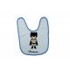 Bavoir personnalisé mini batman et prénom