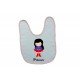 Bavoir personnalisé mini supergirl et prénom
