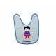 Bavoir personnalisé mini superman et prénom
