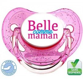 Tétine bébé belle comme maman
