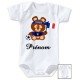 Body personnalisé Teddy bear France et prénom 