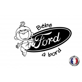 Stickers bébé à bord Ford