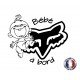 Stickers bébé à bord Fox