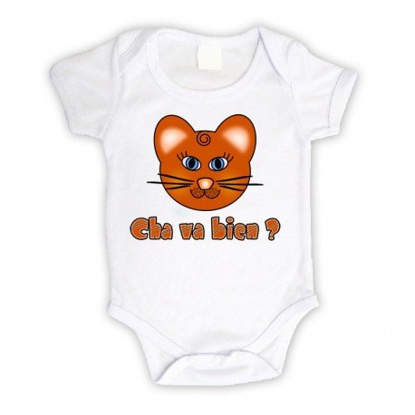 Body bébé personnalisé cha va bien?