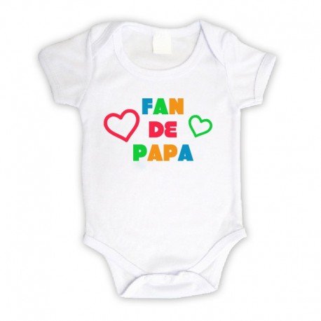 Body bébé personnalisé fan de papa