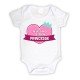 Body bébé personnalisé plus tard je serai princesse