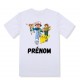 T-shirt enfant personnalisé Pokemon avec Sacha,Pikachu et prénom