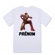 T-shirt enfant personnalisé Iron man et prénom
