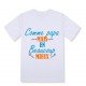 T-shirt enfant personnalisé comme papa mais en mieux